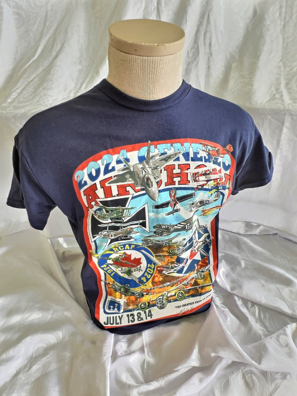 Official 2024 Geneseo Airshow Tee Shirt