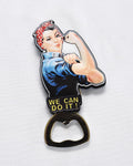 Rosie the Riveter bottle opener