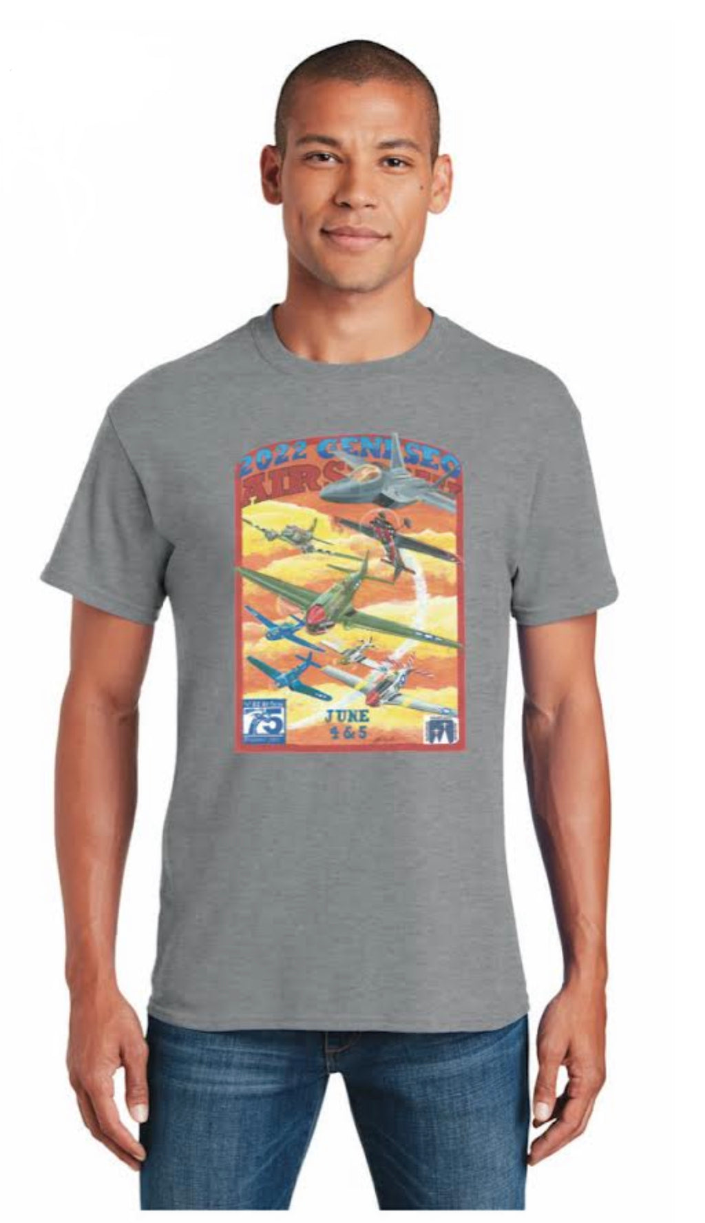 Official 2022 Geneseo Airshow Tee Shirt