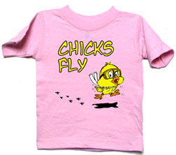 Toddler Chicks Fly Tee Shirt