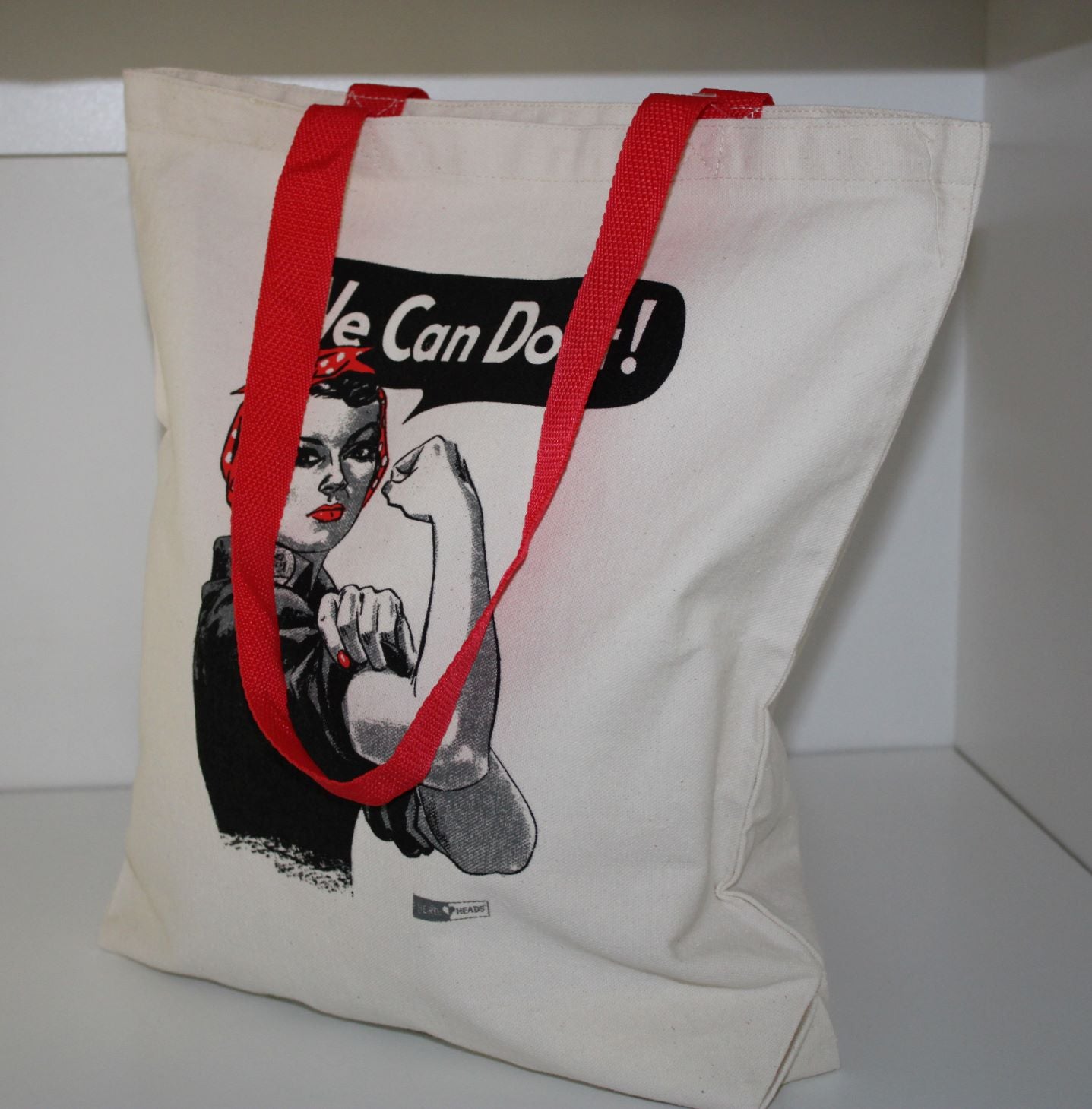 Rosie the Riveter Canvas Bag